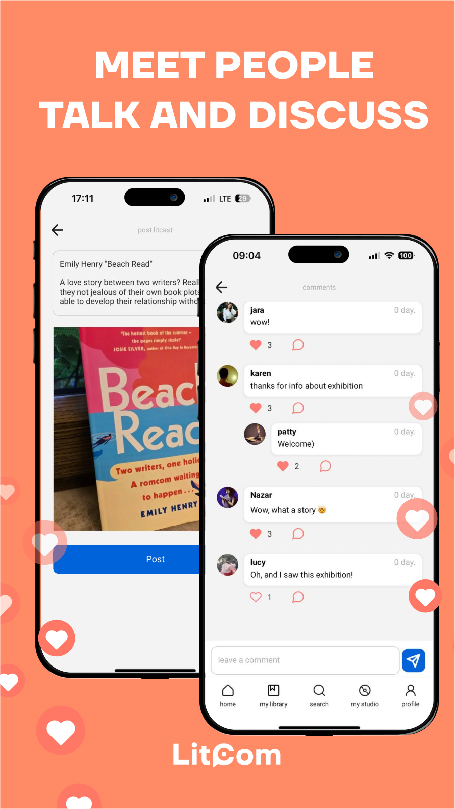 Social Network for Book Lovers and Podcast Creators - Screenshot