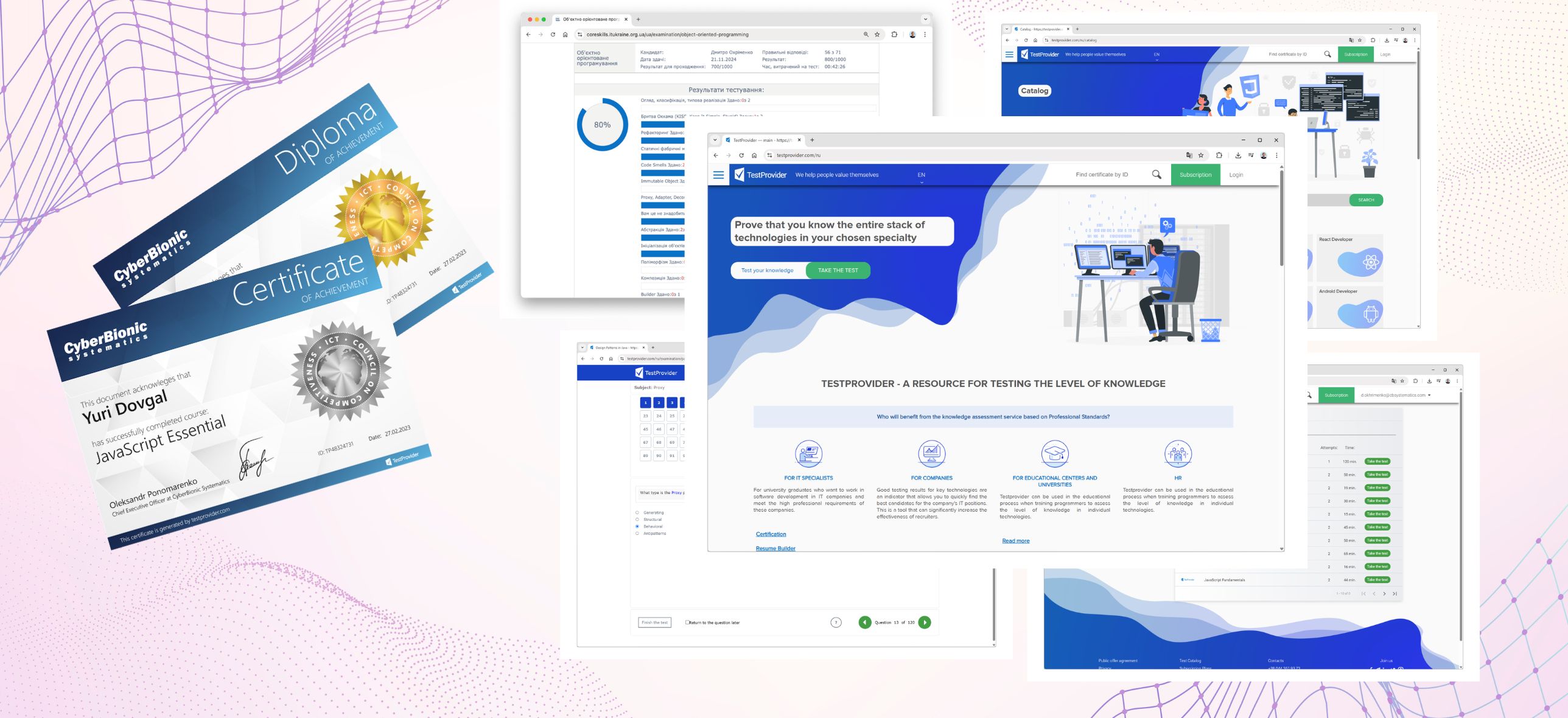 Online Exam Platform for IT Certification